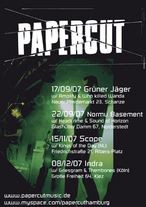 Papercut Flyer 2007